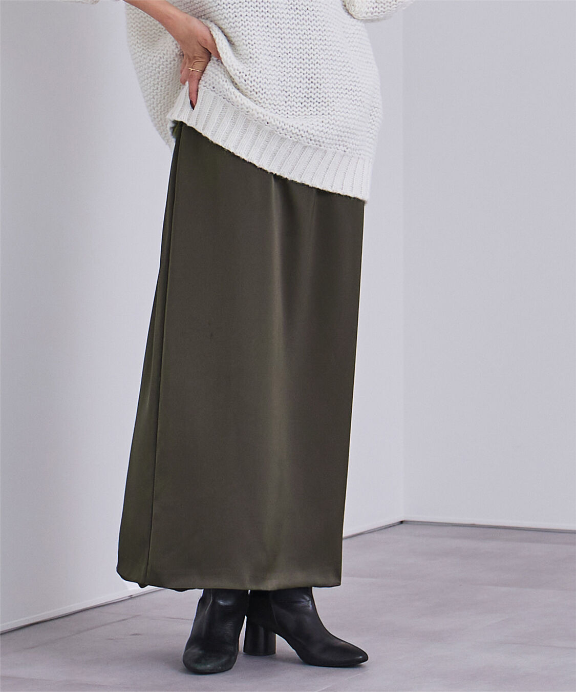 ur's「サテンキャミソールワンピース」|ワンピース|