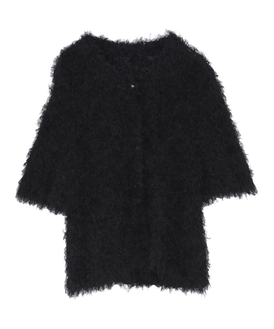 titivate「ハーフスリーブシャギーニットトップス」|ニット・セーター|