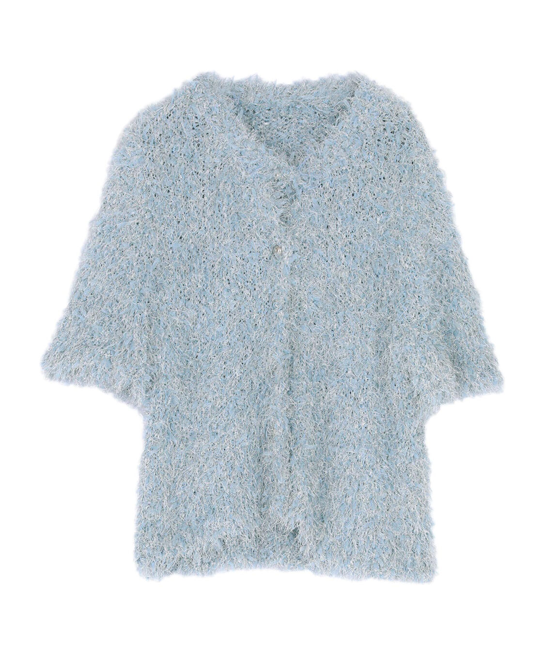 titivate「ハーフスリーブシャギーニットトップス」|ニット・セーター|