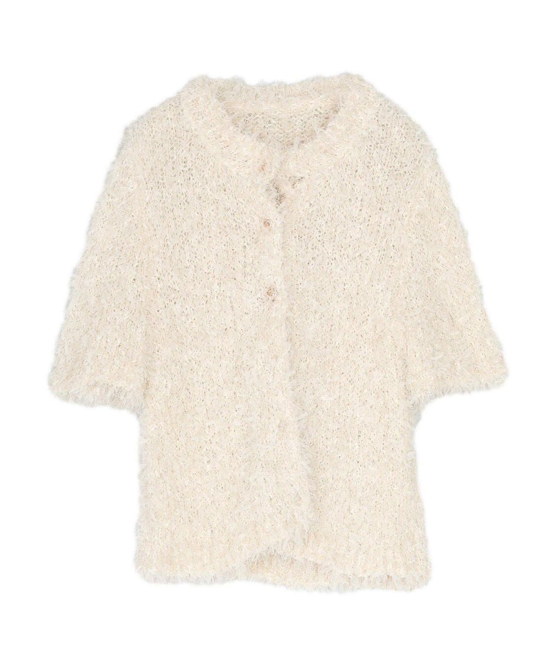 titivate「ハーフスリーブシャギーニットトップス」|ニット・セーター|