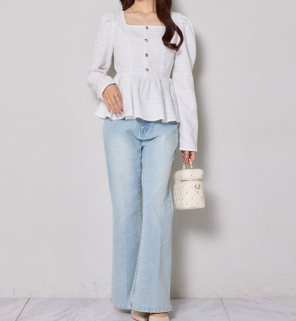  「キラキラ美脚ストレッチデニム」|その他|