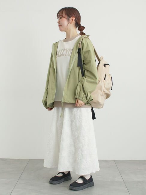 Samansa Mos2「花柄テープ刺繍フレアスカート」|スカート|