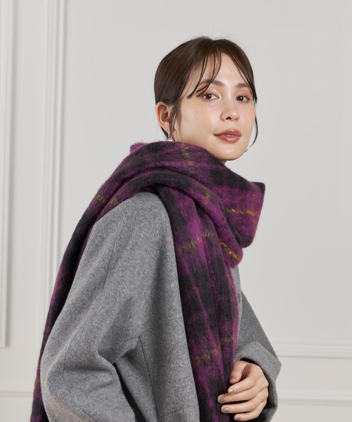 Le Souk「ブークレーチェックマフラー　」|ストール|