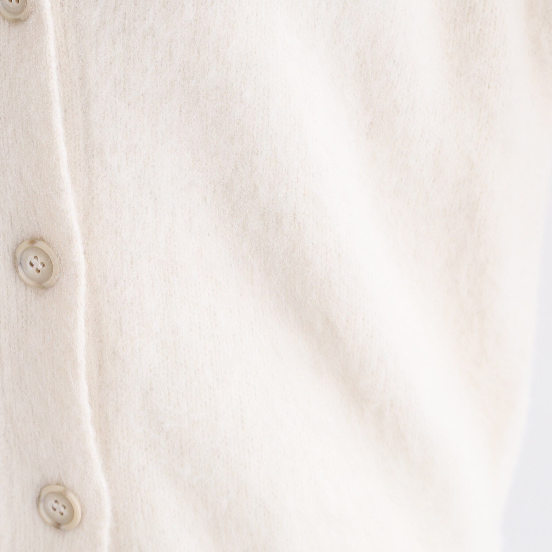 INDIVI「【フォックス混】ヘアリーゆるニットカーディガン」|カーディガン|