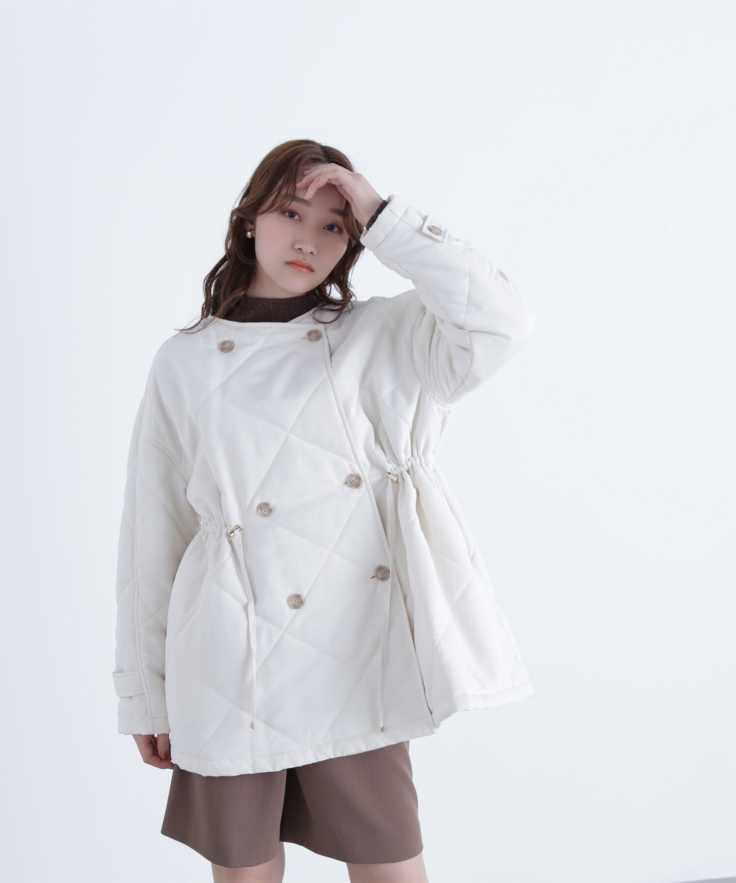  「2wayダイヤキルティングブルゾン」|ブルゾン・スタジャン|