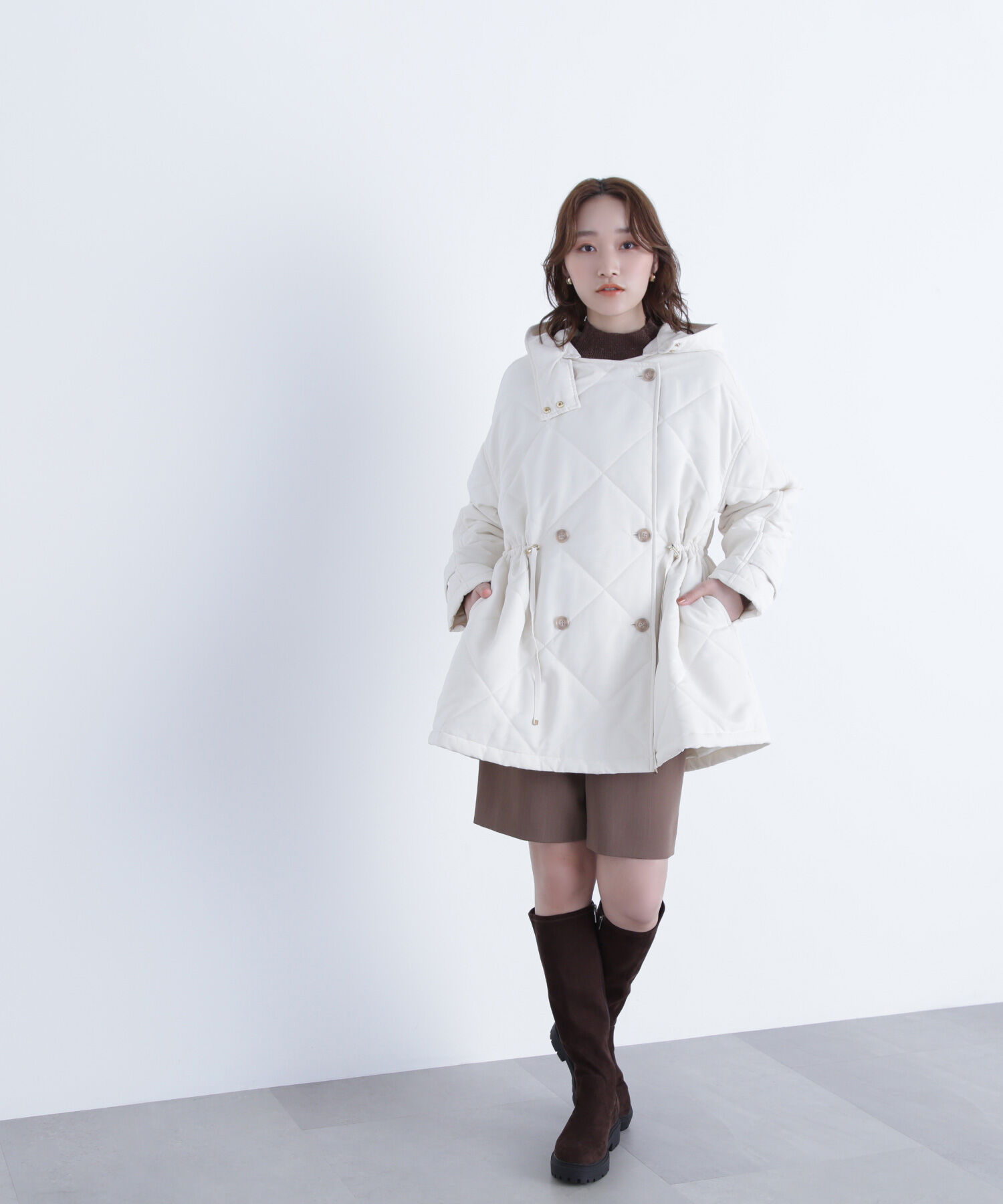  「2wayダイヤキルティングブルゾン」|ブルゾン・スタジャン|