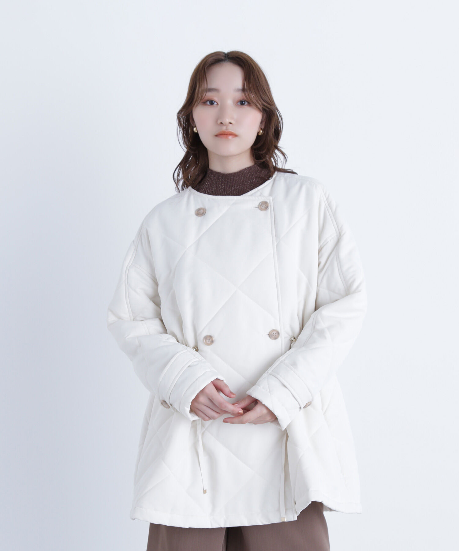  「2wayダイヤキルティングブルゾン」|ブルゾン・スタジャン|