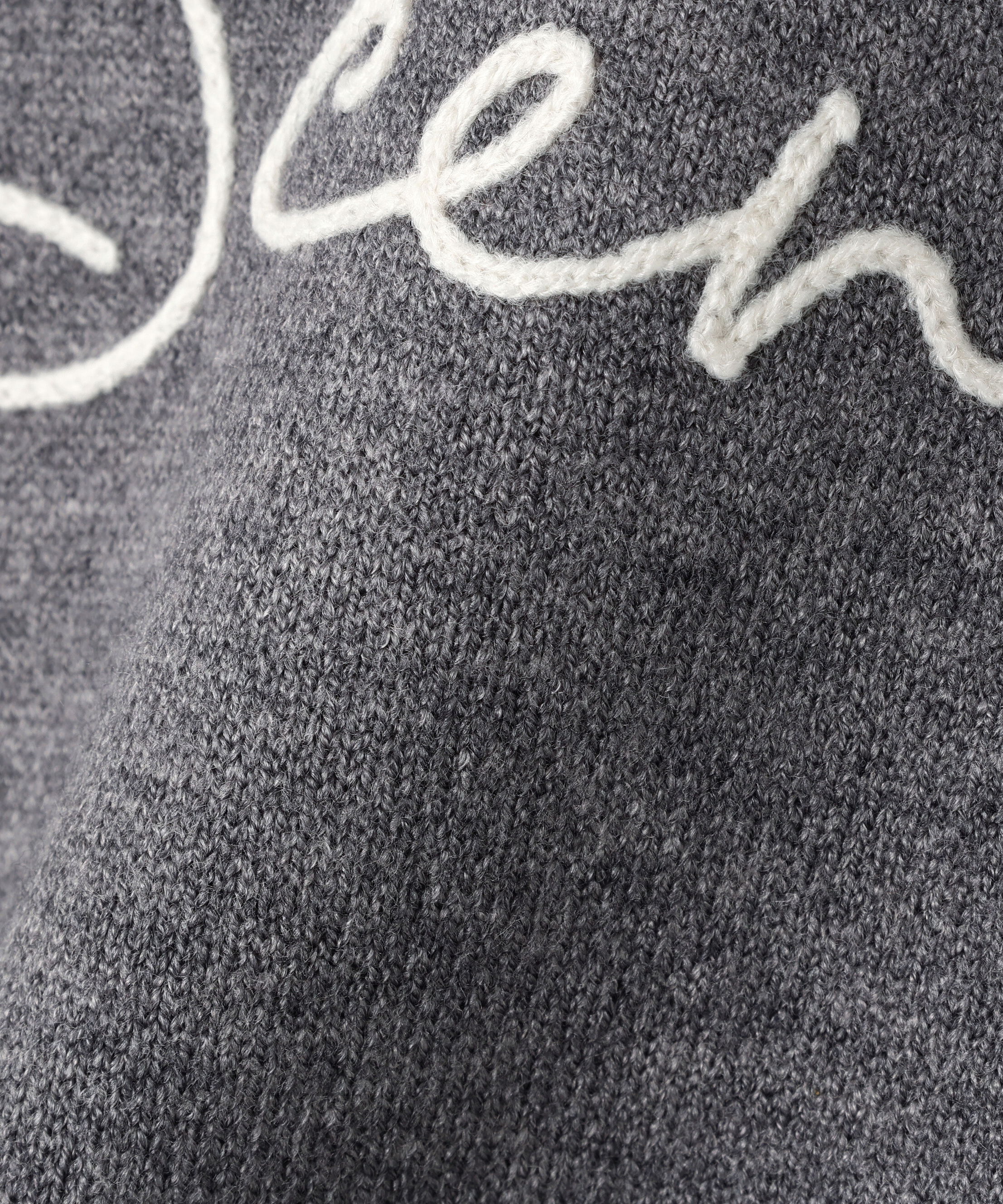  「ロゴ刺繍ニット」|ニット・セーター|