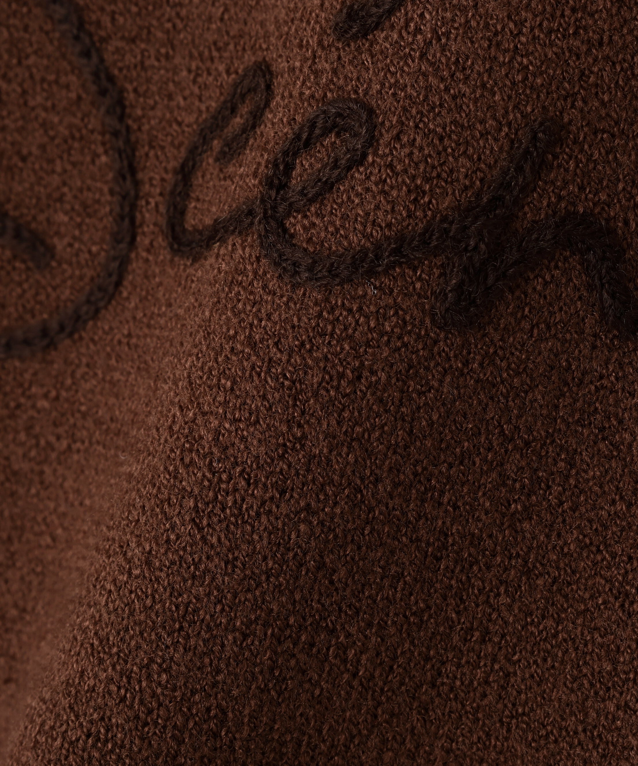  「ロゴ刺繍ニット」|ニット・セーター|