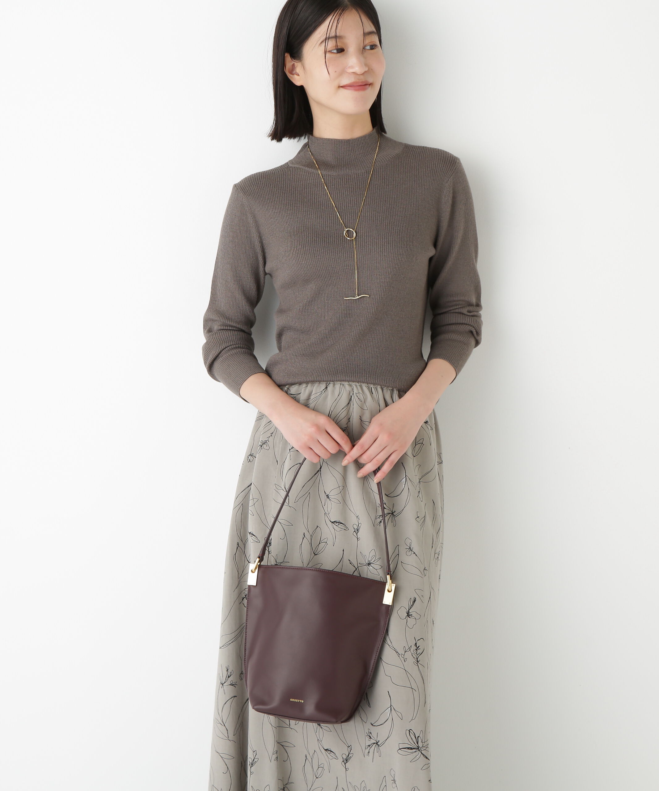  「◆ハイツイストウールハイネックリブプルオーバー」|ニット・セーター|