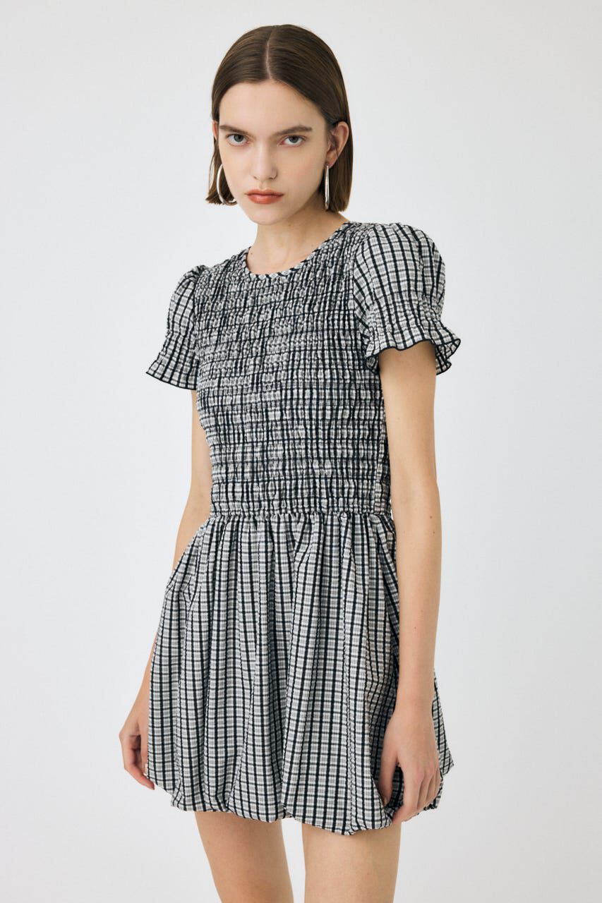 MOUSSY「GATHER BALLOON ミニドレス」|ワンピース|