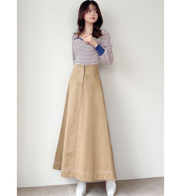 RESEXXY「ステッチデザインフレアスカート」|スカート|