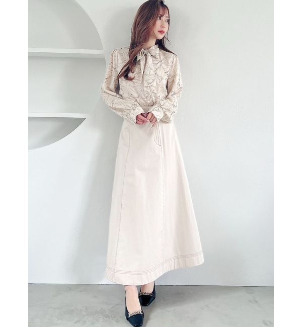 RESEXXY「ステッチデザインフレアスカート」|スカート|