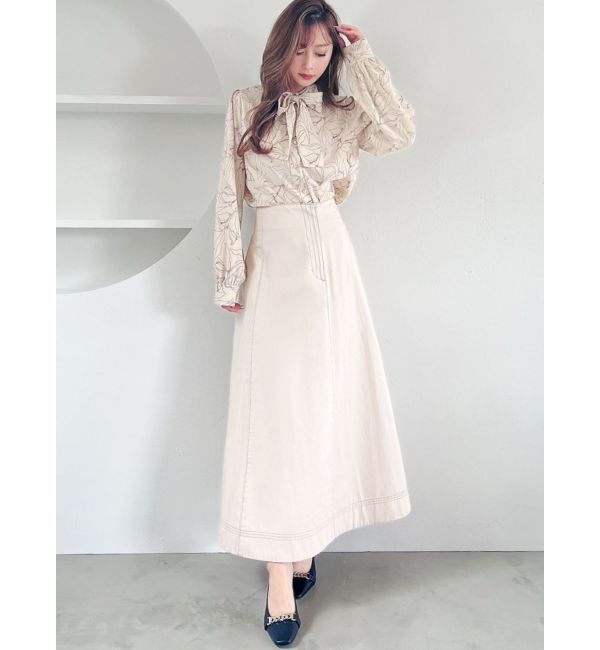 RESEXXY「ステッチデザインフレアスカート」|スカート|