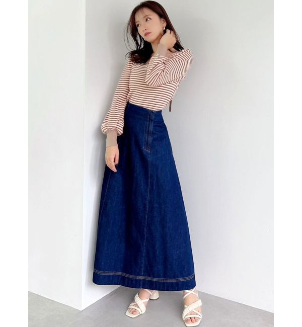 RESEXXY「ステッチデザインフレアスカート」|スカート|