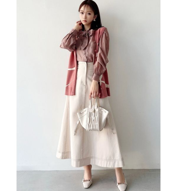 RESEXXY「ステッチデザインフレアスカート」|スカート|