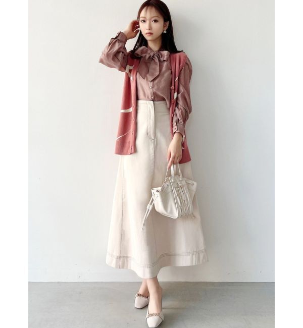 RESEXXY「ステッチデザインフレアスカート」|スカート|