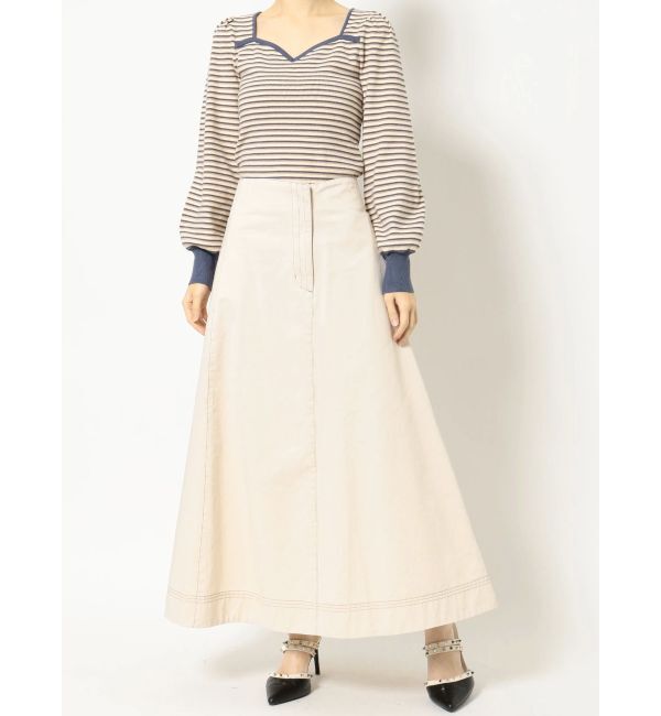 RESEXXY「ステッチデザインフレアスカート」|スカート|