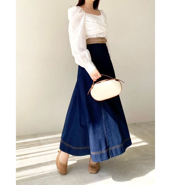 RESEXXY「ステッチデザインフレアスカート」|スカート|