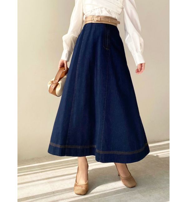 RESEXXY「ステッチデザインフレアスカート」|スカート|