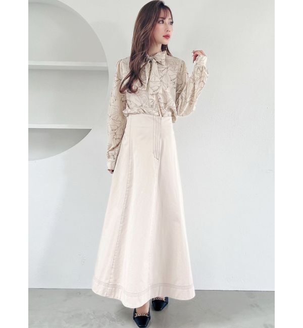 RESEXXY「ステッチデザインフレアスカート」|スカート|