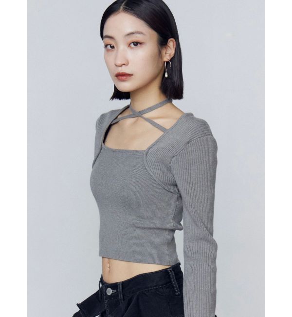 EMODA「レイヤーコンパクトチョーカーニット」|ニット・セーター|
