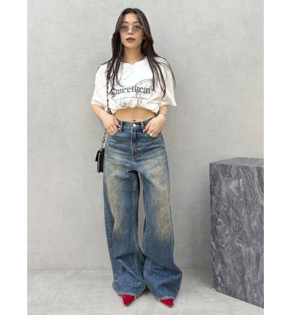 EVRIS「フロントリボングラフィックBIG Tシャツ」|Tシャツ・カットソー|