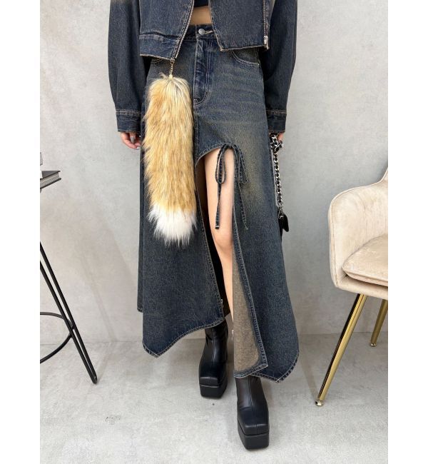 EVRIS「BIGフェイクファーしっぽチャーム」|チャーム・キーホルダー|