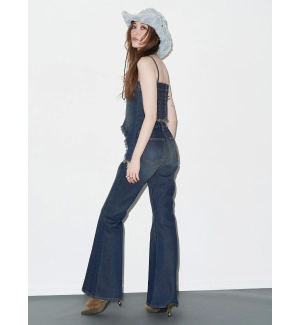 EVRIS「スタッズモチーフデニムキャミ【セットアップ着用可能】」|キャミソール|