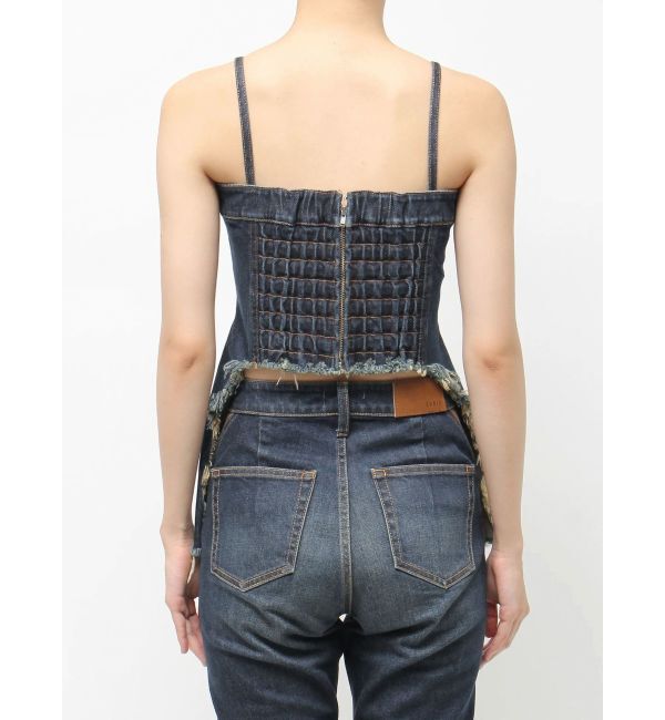 EVRIS「スタッズモチーフデニムキャミ【セットアップ着用可能】」|キャミソール|