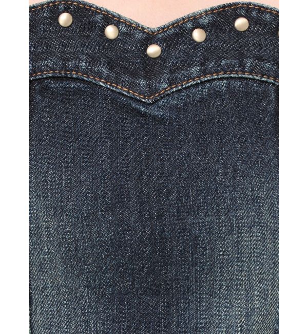 EVRIS「スタッズモチーフデニムキャミ【セットアップ着用可能】」|キャミソール|