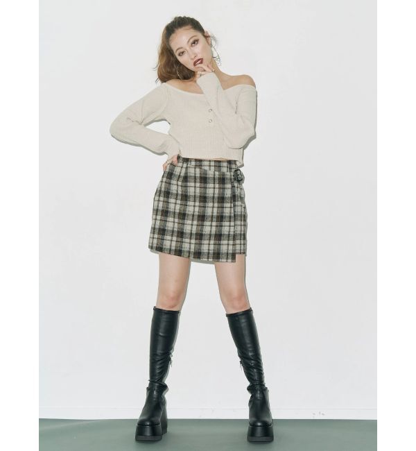 EVRIS「モールオフショルニットトップス」|ニット・セーター|