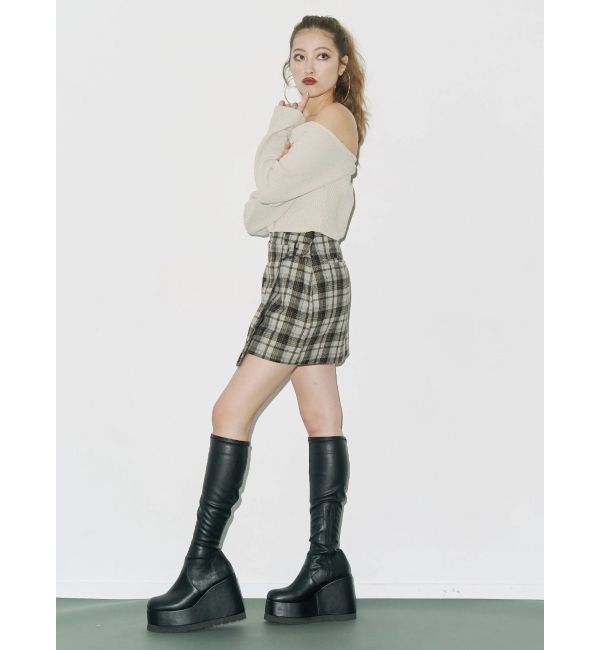 EVRIS「モールオフショルニットトップス」|ニット・セーター|