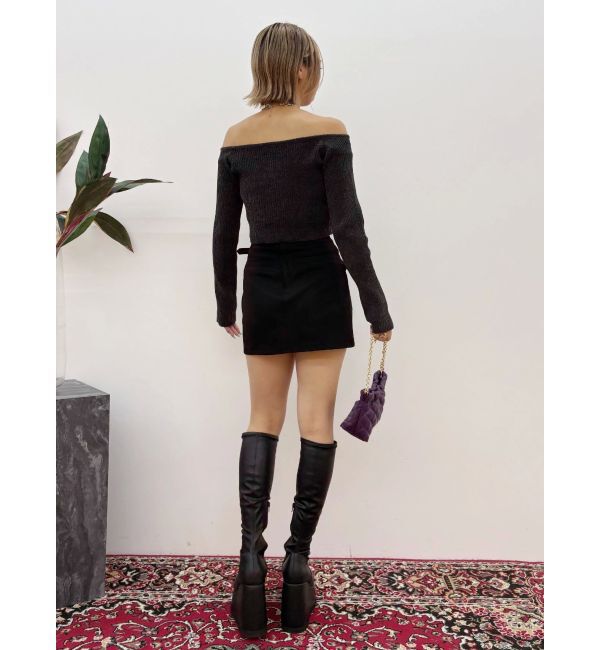 EVRIS「モールオフショルニットトップス」|ニット・セーター|