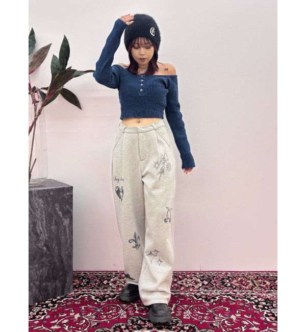 EVRIS「モールオフショルニットトップス」|ニット・セーター|