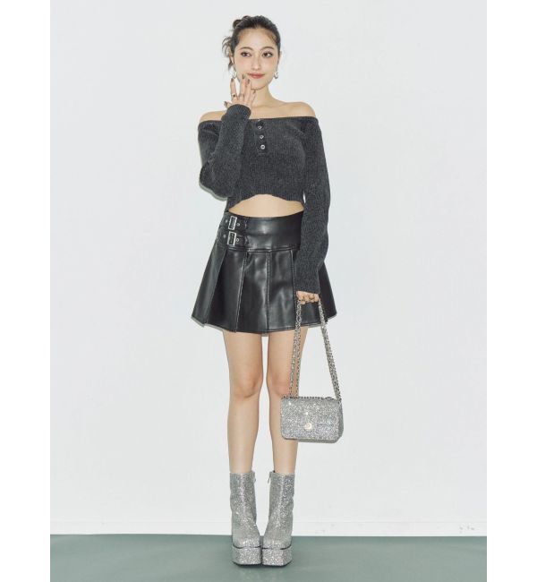 EVRIS「モールオフショルニットトップス」|ニット・セーター|