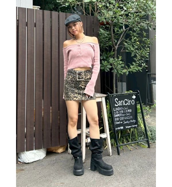 EVRIS「モールオフショルニットトップス」|ニット・セーター|