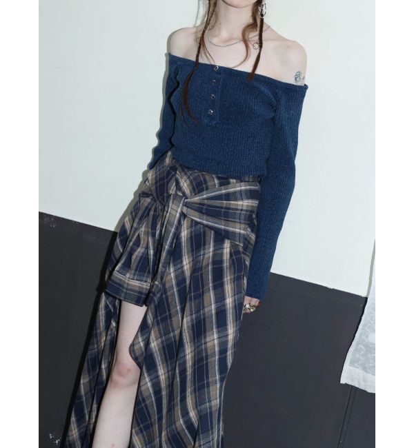 EVRIS「モールオフショルニットトップス」|ニット・セーター|