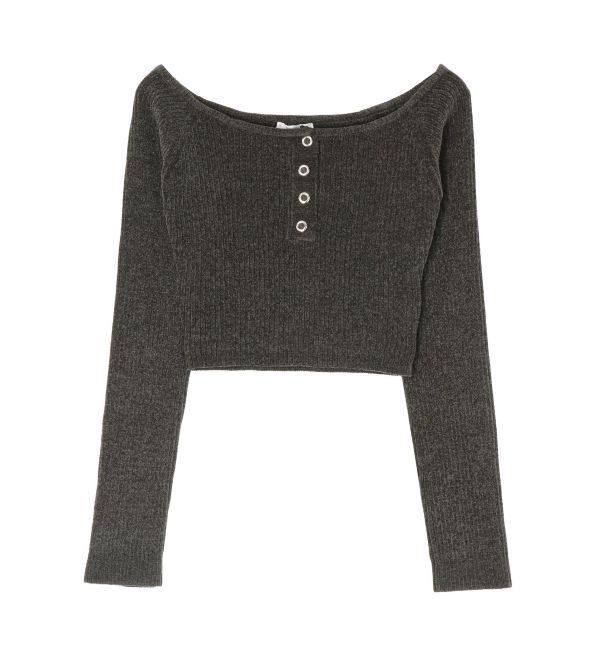 EVRIS「モールオフショルニットトップス」|ニット・セーター|