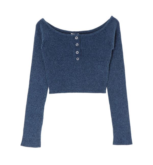 EVRIS「モールオフショルニットトップス」|ニット・セーター|