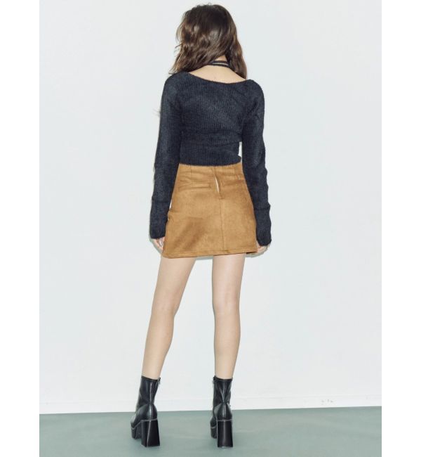 EVRIS「ホルターネックシャギーニットトップス」|ニット・セーター|