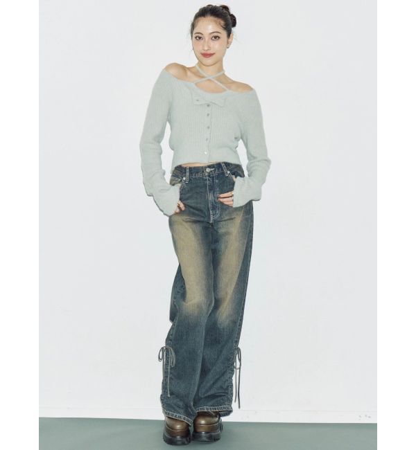 EVRIS「ホルターネックシャギーニットトップス」|ニット・セーター|