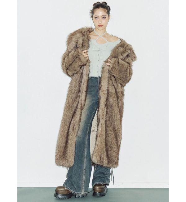 EVRIS「ホルターネックシャギーニットトップス」|ニット・セーター|