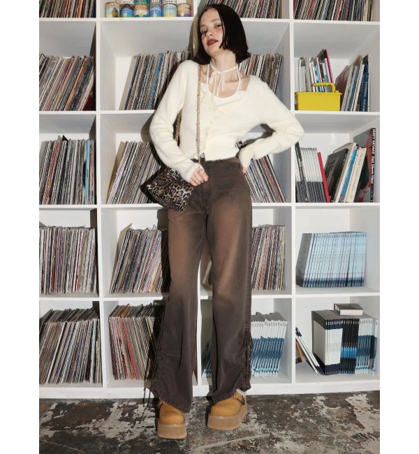 EVRIS「ホルターネックシャギーニットトップス」|ニット・セーター|