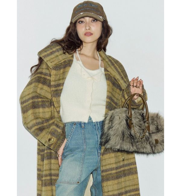 EVRIS「ホルターネックシャギーニットトップス」|ニット・セーター|