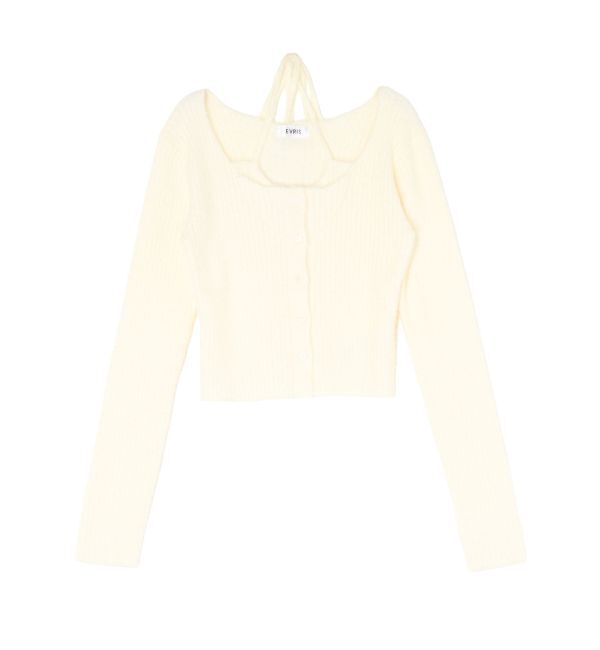EVRIS「ホルターネックシャギーニットトップス」|ニット・セーター|