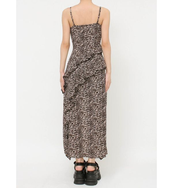 EVRIS「ギャザーアシンメトリーロングワンピース」|ワンピース|