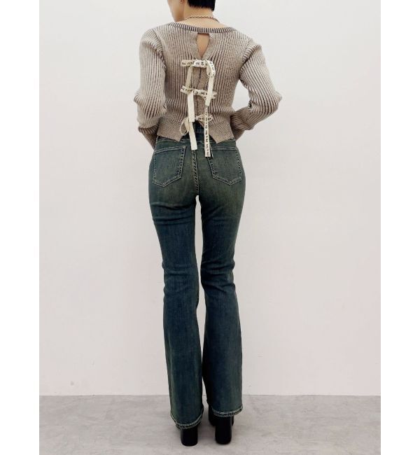 EVRIS「バックリボンニットトップス」|ニット・セーター|