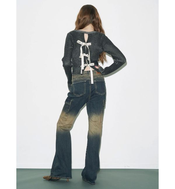 EVRIS「バックリボンニットトップス」|ニット・セーター|