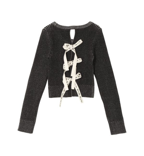 EVRIS「バックリボンニットトップス」|ニット・セーター|